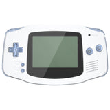 eXtremeRate Clear Glacier Blue GBA Replacement Full Set Buttons for Gameboy Advance - Handheld Game Console NOT Included - KAG4006