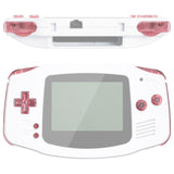 eXtremeRate Cherry Pink GBA Replacement Full Set Buttons for Gameboy Advance - Handheld Game Console NOT Included - KAG4007