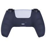 PlayVital Midnight Blue Pure Series Anti-Slip Silicone Cover Skin for Playstation 5 Controller, Soft Rubber Case for PS5 Controller with Black Thumb Grip Caps - KOPF003