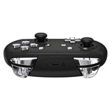 eXtremeRate Chrome Silver Repair ABXY D-pad ZR ZL L R Keys for NS Switch Pro Controller, Glossy DIY Replacement Full Set Buttons with Tools for NS Switch Pro - Controller NOT Included - KRD402