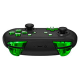 eXtremeRate Chrome Green Repair ABXY D-pad ZR ZL L R Keys for NS Switch Pro Controller, Glossy DIY Replacement Full Set Buttons with Tools for NS Switch Pro - Controller NOT Included - KRD406