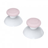 eXtremeRate Cherry Blossoms Pink & White Dual-color Replacement 3D Joystick Thumbsticks, Analog Thumb Sticks with Phillips Screwdriver for Nintendo Switch Pro Controller - KRM505