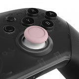 eXtremeRate Cherry Blossoms Pink & White Dual-color Replacement 3D Joystick Thumbsticks, Analog Thumb Sticks with Phillips Screwdriver for Nintendo Switch Pro Controller - KRM505