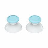 eXtremeRate Replacement 3D Joystick Thumbsticks, Analog Thumb Sticks with PH00 Screwdriver for Nintendo Switch Pro Controller - Cherry Blossoms & Mint Green & Heaven Blue & Light Violet - ZKRM502