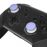 eXtremeRate Light Violet & White Dual-color Replacement 3D Joystick Thumbsticks, Analog Thumb Sticks with Phillips Screwdriver for Nintendo Switch Pro Controller - KRM508