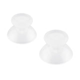 eXtremeRate Transparent Clear Replacement 3D Joystick Thumbsticks, Analog Thumb Sticks with Screwdriver for Nintendo Switch Pro Controller - KRM510
