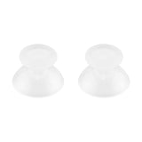 eXtremeRate Transparent Clear Replacement 3D Joystick Thumbsticks, Analog Thumb Sticks with Screwdriver for Nintendo Switch Pro Controller - KRM510