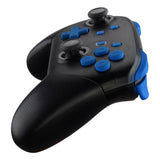 eXtremeRate Blue Repair ABXY D-pad ZR ZL L R Keys for Nintendo Switch Pro Controller, DIY Replacement Full Set Buttons with Tools for Nintendo Switch Pro - Controller NOT Included - KRP304