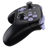 eXtremeRate Light Violet Repair ABXY D-pad ZR ZL L R Keys for Nintendo Switch Pro Controller, DIY Replacement Full Set Buttons with Tools for Nintendo Switch Pro - Controller NOT Included - KRP310