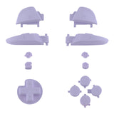 eXtremeRate Light Violet Repair ABXY D-pad ZR ZL L R Keys for Nintendo Switch Pro Controller, DIY Replacement Full Set Buttons with Tools for Nintendo Switch Pro - Controller NOT Included - KRP310
