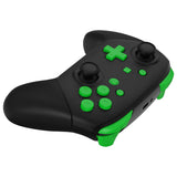 eXtremeRate Green Repair ABXY D-pad ZR ZL L R Keys for NS Switch Pro Controller, DIY Replacement Full Set Buttons with Tools for NS Switch Pro - Controller NOT Included - KRP317