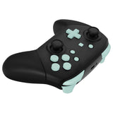 eXtremeRate Light Cyan Repair ABXY D-pad ZR ZL L R Keys for NS Switch Pro Controller, DIY Replacement Full Set Buttons with Tools for NS Switch Pro - Controller NOT Included - KRP327