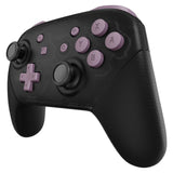eXtremeRate Dark Grayish Violet Repair ABXY D-pad ZR ZL L R Keys for NS Switch Pro Controller, DIY Replacement Full Set Buttons with Tools for NS Switch Pro - Controller NOT Included - KRP328