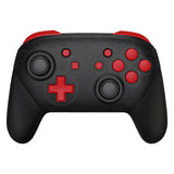 eXtremeRate Passion Red Repair ABXY D-pad ZR ZL L R Keys for NS Switch Pro Controller, DIY Replacement Full Set Buttons with Tools for NS Switch Pro - Controller NOT Included - KRP332
