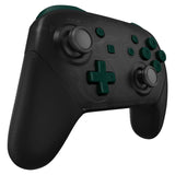 eXtremeRate Racing Green Repair ABXY D-pad ZR ZL L R Keys for NS Switch Pro Controller, DIY Replacement Full Set Buttons with Tools for NS Switch Pro - Controller NOT Included - KRP354