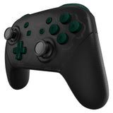 eXtremeRate Racing Green Repair ABXY D-pad ZR ZL L R Keys for NS Switch Pro Controller, DIY Replacement Full Set Buttons with Tools for NS Switch Pro - Controller NOT Included - KRP354