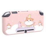 PlayVital Kitten & Chicken Custom Protective Case for NS Switch Lite, Soft TPU Slim Case Cover for NS Switch Lite - LTU6001