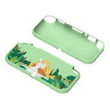 PlayVital Rabbit & Girl Custom Protective Case for NS Switch Lite, Soft TPU Slim Case Cover for NS Switch Lite - LTU6003