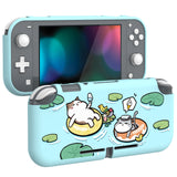 PlayVital Pool Party Kitten Custom Protective Case for NS Switch Lite, Soft TPU Slim Case Cover for NS Switch Lite - LTU6007