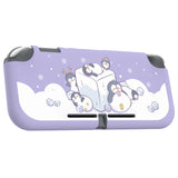 PlayVital Icy Cube Penguin Custom Protective Case for NS Switch Lite, Soft TPU Slim Case Cover for NS Switch Lite - LTU6009