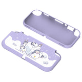 PlayVital Icy Cube Penguin Custom Protective Case for NS Switch Lite, Soft TPU Slim Case Cover for NS Switch Lite - LTU6009
