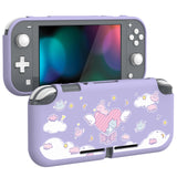 PlayVital Fantasy Bunny & Bear Custom Protective Case for NS Switch Lite, Soft TPU Slim Case Cover for NS Switch Lite - LTU6010