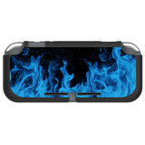 PlayVital Blue Flame Custom Protective Case for NS Switch Lite, Soft TPU Slim Case Cover for NS Switch Lite -  LTU6013