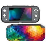 PlayVital Colorful Triangle Custom Protective Case for NS Switch Lite, Soft TPU Slim Case Cover for NS Switch Lite - LTU6014