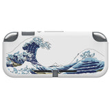 PlayVital The Great Wave Custom Protective Case for NS Switch Lite, Soft TPU Slim Case Cover for NS Switch Lite - LTU6017