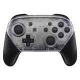 eXtremeRate Transparent Clear Faceplate and Backplate for Nintendo Switch Pro Controller, DIY Replacement Shell Housing Case for Nintendo Switch Pro - Controller NOT Included - MRM501