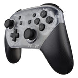 eXtremeRate Transparent Clear Faceplate and Backplate for Nintendo Switch Pro Controller, DIY Replacement Shell Housing Case for Nintendo Switch Pro - Controller NOT Included - MRM501