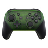 eXtremeRate Transparent Clear Green Faceplate and Backplate for Nintendo Switch Pro Controller, DIY Replacement Shell Housing Case for Nintendo Switch Pro - Controller NOT Included - MRM504