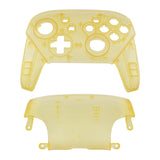 eXtremeRate Amber Yellow Faceplate and Backplate for Nintendo Switch Pro Controller, DIY Replacement Shell Housing Case for Nintendo Switch Pro - Controller NOT Included - MRM509