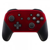 eXtremeRate Red Faceplate and Backplate for Nintendo Switch Pro Controller, Soft Touch DIY Replacement Shell Housing Case for Nintendo Switch Pro - Controller NOT Included - MRP302