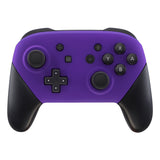 eXtremeRate Purple Faceplate and Backplate for Nintendo Switch Pro Controller, Soft Touch DIY Replacement Shell Housing Case for Nintendo Switch Pro - Controller NOT Included - MRP305