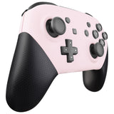 eXtremeRate Cherry Blossoms Pink Faceplate and Backplate for Nintendo Switch Pro Controller, Soft Touch DIY Replacement Shell Housing Case for Nintendo Switch Pro - Controller NOT Included - MRP307