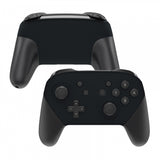 eXtremeRate Black Faceplate and Backplate for Nintendo Switch Pro Controller, Soft Touch DIY Replacement Shell Housing Case for Nintendo Switch Pro - Controller NOT Included - MRP315