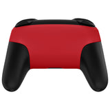 eXtremeRate Passion Red Faceplate and Backplate for NS Switch Pro Controller, Soft Touch DIY Replacement Shell Housing Case for NS Switch Pro Controller - Controller NOT Included - MRP332