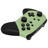 eXtremeRate Matcha Green Faceplate and Backplate for NS Switch Pro Controller, DIY Replacement Shell Housing Case for NS Switch Pro Controller - Controller NOT Included - MRP339