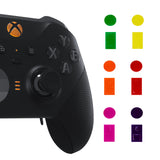 eXtremeRate Custom Home Guide Button LED Mod Stickers for Xbox One Elite Series 2 Controller with Tools Set, DIY Transparent Colorful Logo Sticker for Xbox One Elite V2 Controller - 30pcs in 6 Colors - MSXBM001