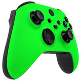 eXtremeRate FaceMag Neon Green Magnetic Replacement Front Housing Shell for Xbox Series X & S Controller, DIY Faceplate Cover with Accent Rings for Xbox Core Controller Model 1914 - Controller NOT Included - MX3P3003