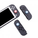PlayVital Switch Joystick Caps, Switch Lite Thumbstick Caps, Silicone Analog Cover for Joycon of Switch OLED, Thumb Grip Rocker Caps for Nintendo Switch & Switch Lite - Airforce Blue & Indian Red - NJM1009