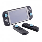 PlayVital Switch Joystick Caps, Switch Lite Thumbstick Caps, Silicone Analog Cover for Joycon of Switch OLED, Thumb Grip Rocker Caps for Nintendo Switch & Switch Lite - 4 Pcs Heaven Blue - NJM1012