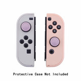 PlayVital Switch Joystick Caps, Switch Lite Thumbstick Caps, Silicone Analog Cover for Joycon of Switch OLED, Thumb Grip Rocker Caps for Nintendo Switch & Switch Lite - 4 Pcs Dark Grayish Violet - NJM1017