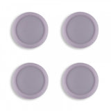PlayVital Switch Joystick Caps, Switch Lite Thumbstick Caps, Silicone Analog Cover for Joycon of Switch OLED, Thumb Grip Rocker Caps for Nintendo Switch & Switch Lite - 4 Pcs Dark Grayish Violet - NJM1017