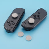 PlayVital Switch Joystick Caps, Switch Lite Thumbstick Caps, Silicone Analog Cover for Joycon of Switch OLED, Thumb Grip Rocker Caps for Nintendo Switch & Switch Lite -  4 Pcs Light Gray - NJM1021
