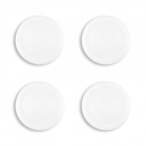 eXtremeRate PlayVital Switch Joystick Caps, Switch Lite Thumbstick Caps, Silicone Analog Cover for Switch OLED Joycon Thumb Grip Rocker Caps for Nintendo Switch & Switch Lite - 4 Pcs White - NJM1022