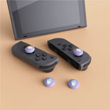 PlayVital Ice Cream Cute Switch Thumb Grip Caps, Light Violet Joystick Caps for NS Switch Lite, Silicone Analog Cover Thumbstick Grips for Joycon of Switch OLED - NJM1105