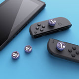 PlayVital Kitten & Doggie Cute Switch Thumb Grip Caps, Light Violet Joystick Caps for NS Switch Lite, Silicone Analog Cover Thumbstick Grips for Joycon of Switch OLED - NJM1113