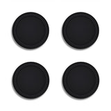 PlayVital Joystick Caps for NS, Thumbstick Caps for Switch Lite, Silicone Analog Cover for Joycon of Switch OLED, Thumb Grip Rocker Caps for Switch & Switch Lite & Switch OLED - Black- NJM1141